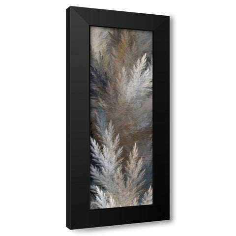 2-Up Pampas Panels I Black Modern Wood Framed Art Print by Burghardt, James