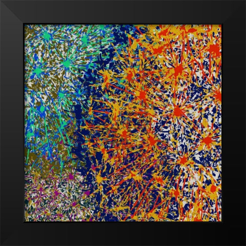 Profusion I Black Modern Wood Framed Art Print by Burghardt, James