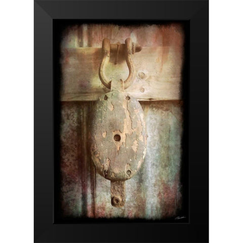 Block and Tackle III Black Modern Wood Framed Art Print by Butler, John