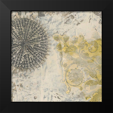 Coastal Cameo IX Black Modern Wood Framed Art Print by Vess, June Erica