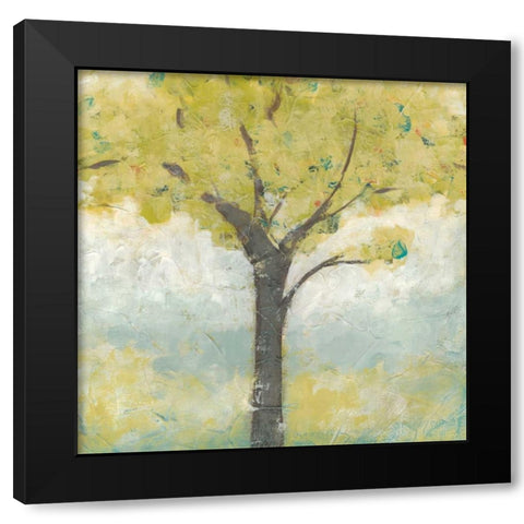 Spring Arbor I Black Modern Wood Framed Art Print by Vess, June Erica