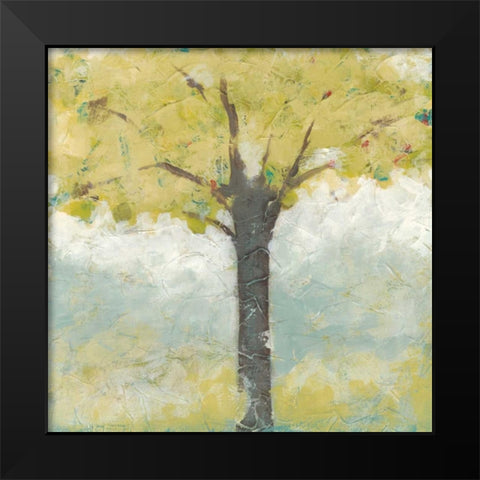 Spring Arbor II Black Modern Wood Framed Art Print by Vess, June Erica