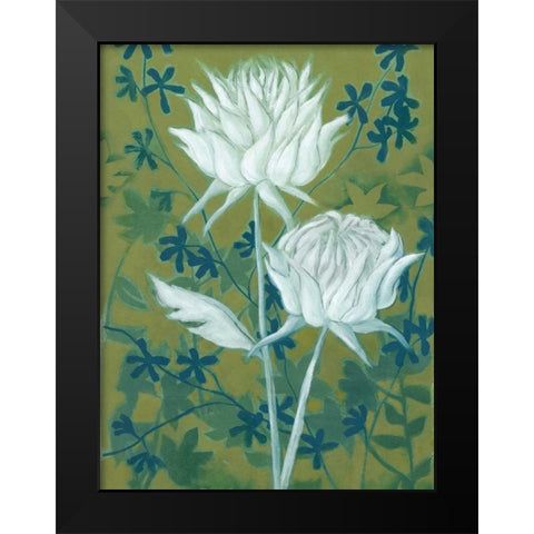 Wild Chrysanthemums I Black Modern Wood Framed Art Print by Popp, Grace