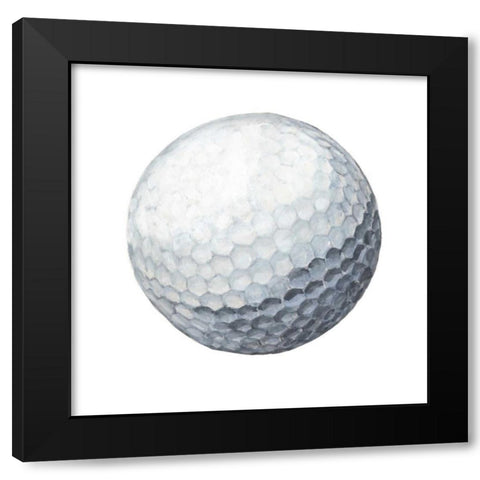 Sporting XI Black Modern Wood Framed Art Print with Double Matting by McCavitt, Naomi