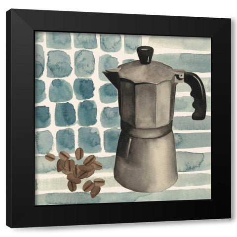 Cafe au Lait IV Black Modern Wood Framed Art Print with Double Matting by Popp, Grace