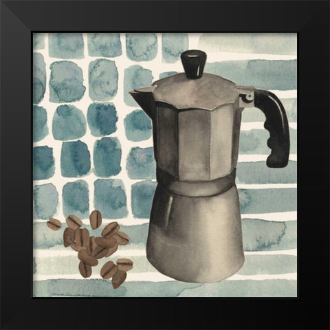 Cafe au Lait IV Black Modern Wood Framed Art Print by Popp, Grace
