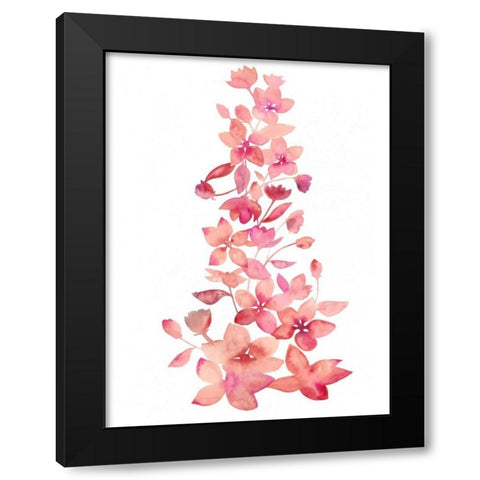 Blossom Falls II Black Modern Wood Framed Art Print by Popp, Grace