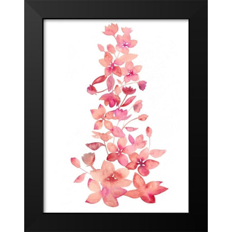Blossom Falls II Black Modern Wood Framed Art Print by Popp, Grace