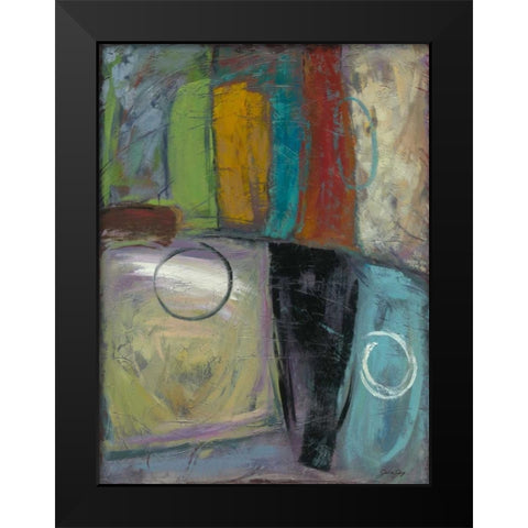 Cool Jazz I Black Modern Wood Framed Art Print by Joy, Julie