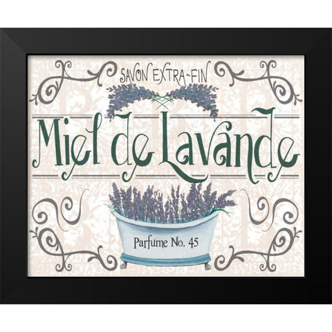 Vintage Soap Design I Black Modern Wood Framed Art Print by Popp, Grace