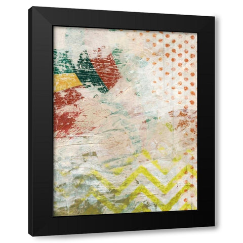 Signboard Signals I Black Modern Wood Framed Art Print by Vess, June Erica