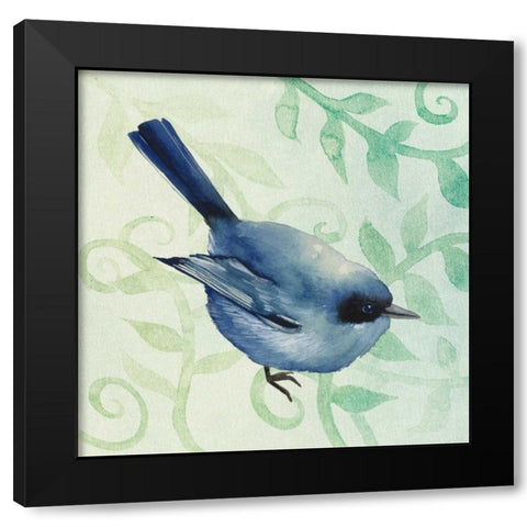 Little Bird I Black Modern Wood Framed Art Print with Double Matting by Popp, Grace