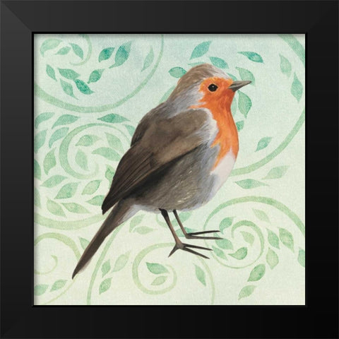 Little Bird II Black Modern Wood Framed Art Print by Popp, Grace