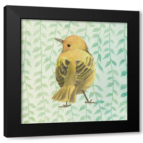 Little Bird IV Black Modern Wood Framed Art Print with Double Matting by Popp, Grace
