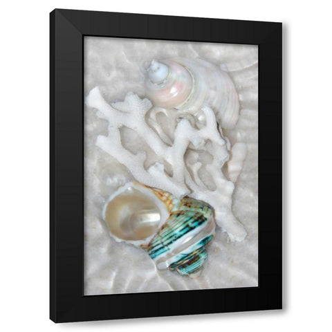 Underwater Light Waves IV Black Modern Wood Framed Art Print with Double Matting by Robertson, Leda