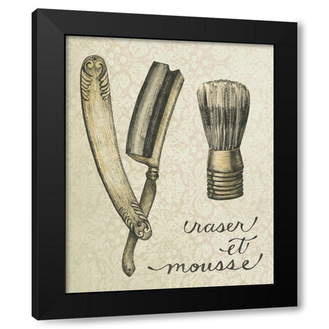 Antique Toilette V Black Modern Wood Framed Art Print by Popp, Grace
