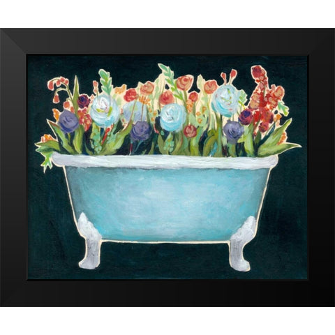2-Up Bathtub Garden I Black Modern Wood Framed Art Print by Popp, Grace