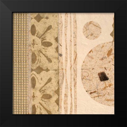Calm II Black Modern Wood Framed Art Print by Orlov, Irena