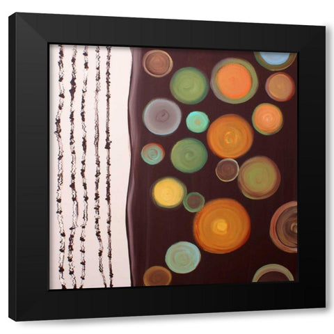 Balance I Black Modern Wood Framed Art Print by Orlov, Irena