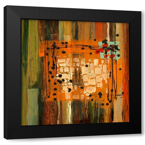 The Source I Black Modern Wood Framed Art Print with Double Matting by Orlov, Irena