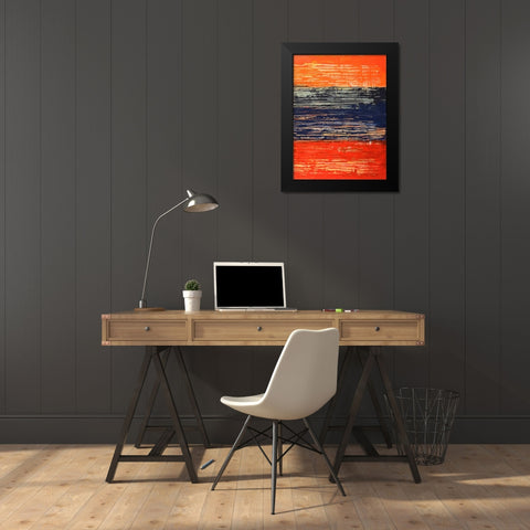 Electric Morning II Black Modern Wood Framed Art Print by Avondet, Natalie