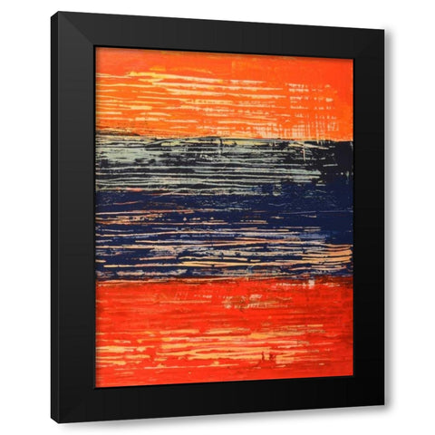 Electric Morning II Black Modern Wood Framed Art Print by Avondet, Natalie