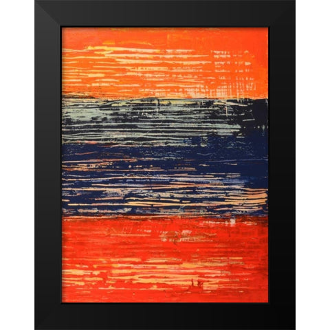 Electric Morning II Black Modern Wood Framed Art Print by Avondet, Natalie