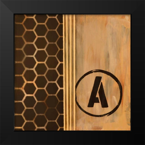 Typewriter Tread I Black Modern Wood Framed Art Print by Avondet, Natalie