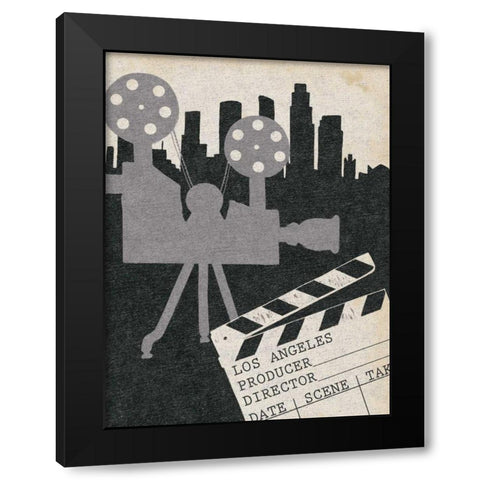 Vintage Film I Black Modern Wood Framed Art Print by Popp, Grace