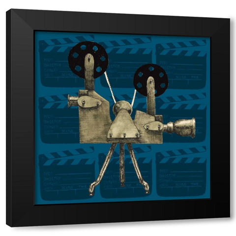 Vintage Film IV Black Modern Wood Framed Art Print with Double Matting by Popp, Grace