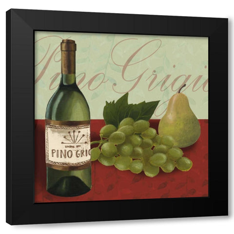 Wine Country I Black Modern Wood Framed Art Print with Double Matting by Popp, Grace