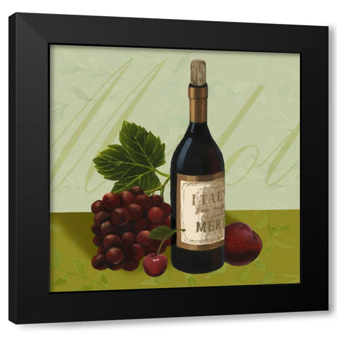 Wine Country II Black Modern Wood Framed Art Print with Double Matting by Popp, Grace