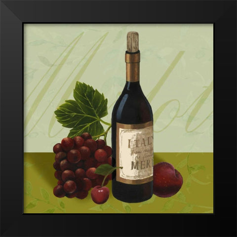 Wine Country II Black Modern Wood Framed Art Print by Popp, Grace