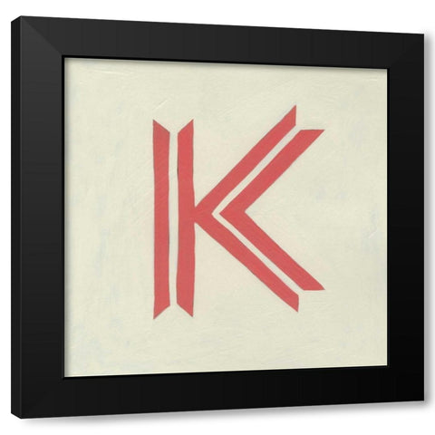 Luciens K 6-Up Black Modern Wood Framed Art Print with Double Matting by Zarris, Chariklia