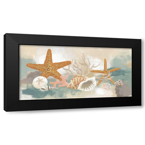 Marine Tableau I Black Modern Wood Framed Art Print by Vess, June Erica
