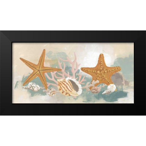 Marine Tableau II Black Modern Wood Framed Art Print by Vess, June Erica