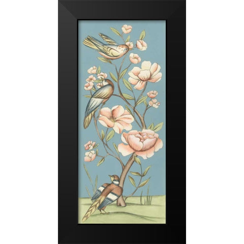 Pastel Chinoiserie I 2-Up Black Modern Wood Framed Art Print by Zarris, Chariklia