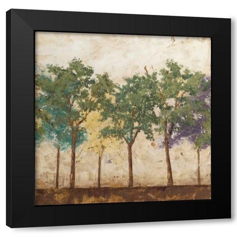 Arbor Discourse I Black Modern Wood Framed Art Print by Meagher, Megan