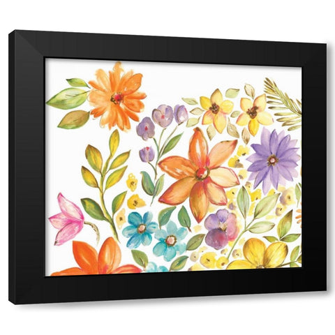 Abundance II Black Modern Wood Framed Art Print with Double Matting by Minasian, Julia