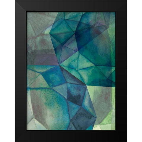 Gemstones I Black Modern Wood Framed Art Print by Popp, Grace