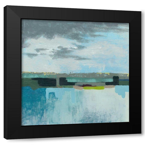 A Day at the Sea I Black Modern Wood Framed Art Print with Double Matting by Popp, Grace
