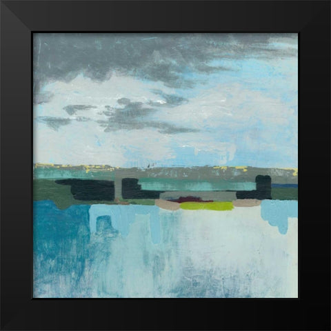 A Day at the Sea I Black Modern Wood Framed Art Print by Popp, Grace