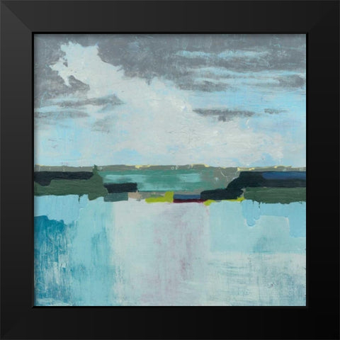 A Day at the Sea II Black Modern Wood Framed Art Print by Popp, Grace