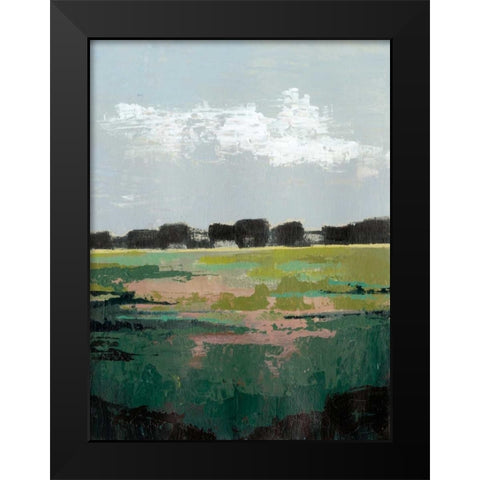 Glowing Pasture I Black Modern Wood Framed Art Print by Popp, Grace