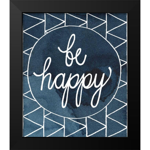 Inspired Watercolors I Black Modern Wood Framed Art Print by Popp, Grace