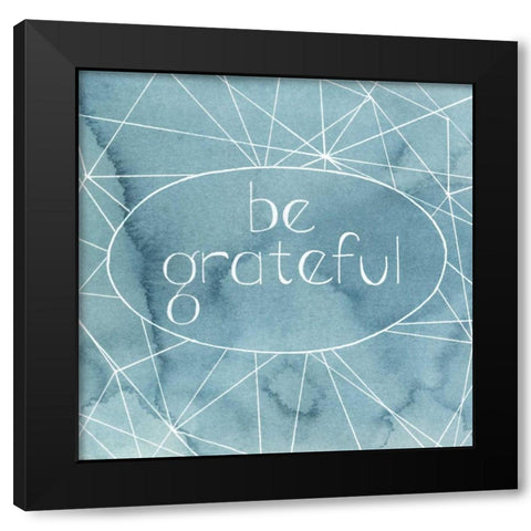 Inspired Watercolors IV Black Modern Wood Framed Art Print with Double Matting by Popp, Grace
