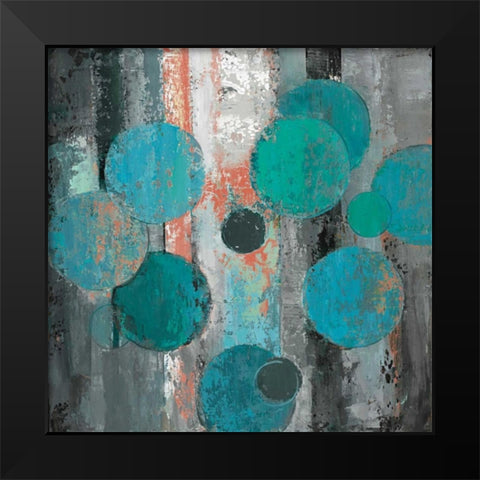 Spherical Flow I Black Modern Wood Framed Art Print by Joy, Julie