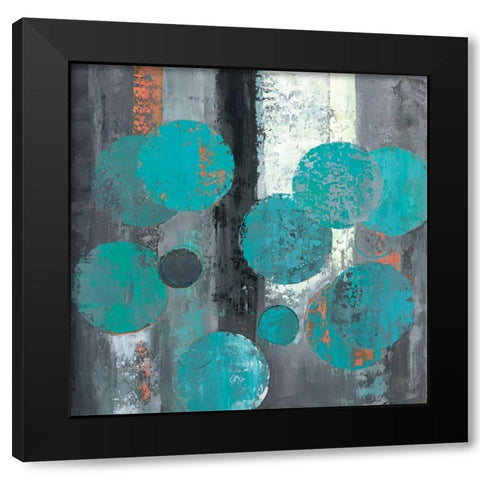 Spherical Flow II Black Modern Wood Framed Art Print by Joy, Julie