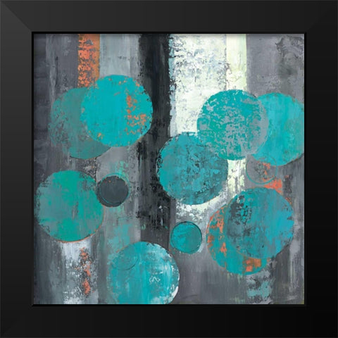 Spherical Flow II Black Modern Wood Framed Art Print by Joy, Julie