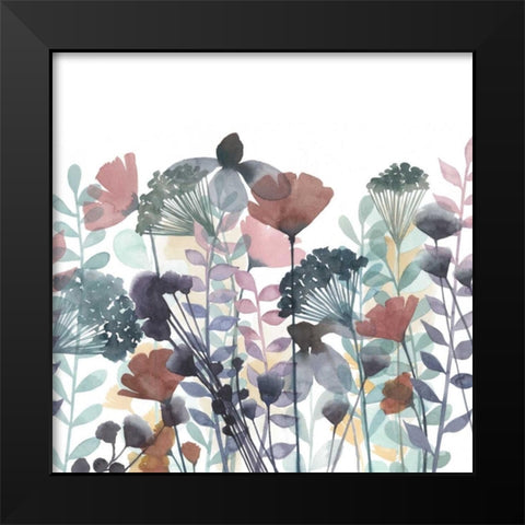 Winsome Flora I Black Modern Wood Framed Art Print by Popp, Grace